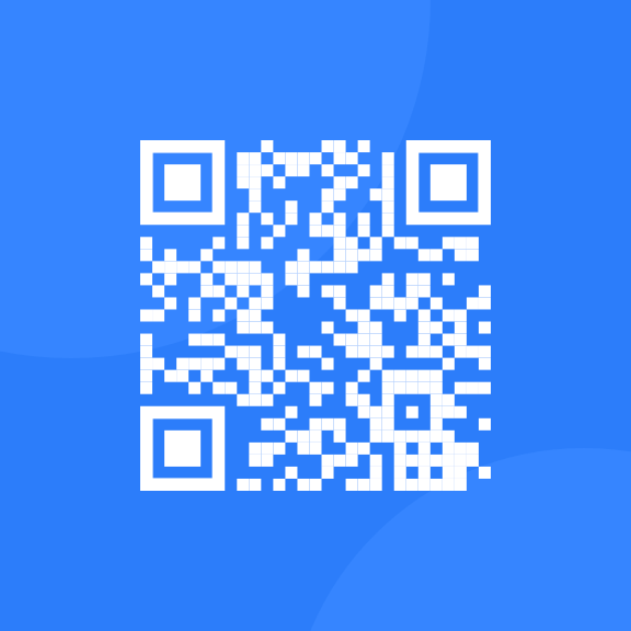 qr-code pointing to Frontend Mentor